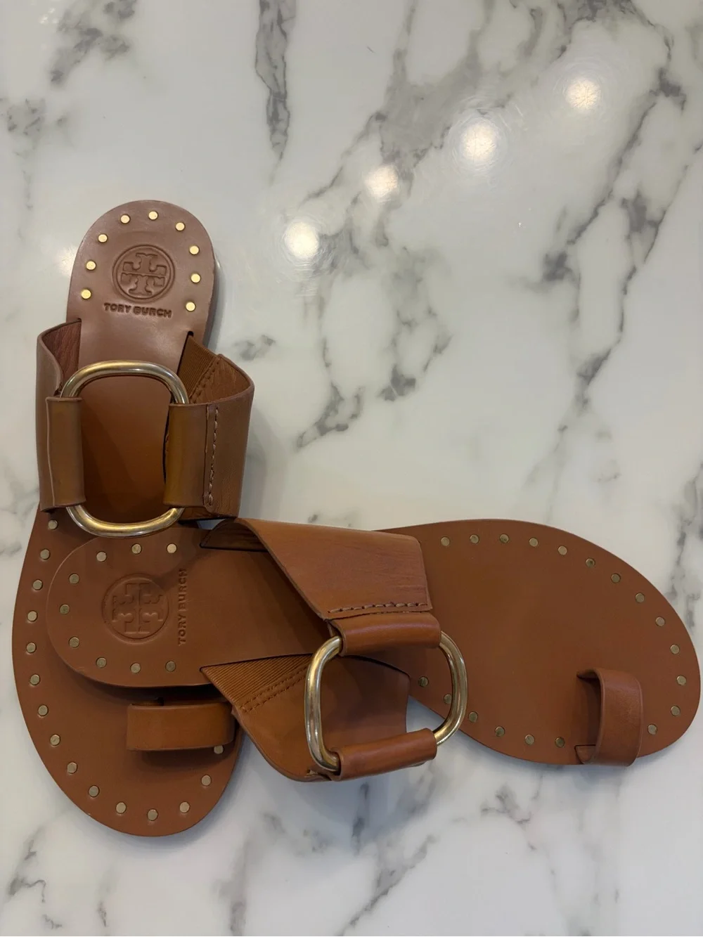 Tory Burch cognac leather